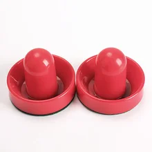 Новый 2 шт./компл. 75 мм Воздушный хоккейный стол войлочный толкатель с 63 мм шайба Mallet Goalies(China)