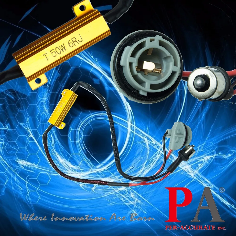 PA LED 2pcs x Golden 1156 BA15S LED Load Resistor Adapter Fix Canbus Error Code Warning Canceller
PA LED 2pcs x Golden 1156 BA15S LED Load Resistor Adapter Fix Canbus Error Code Warning Canceller