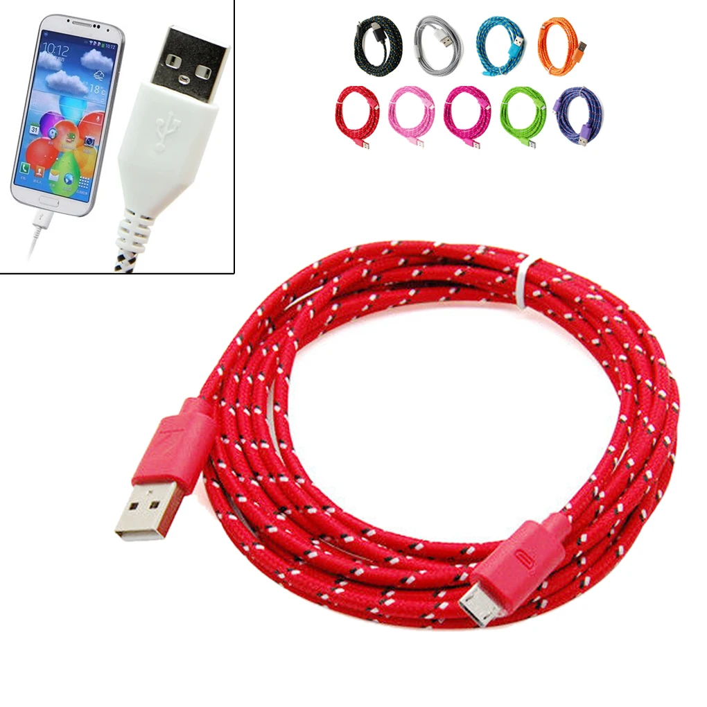 3m Fast Charging Micro USB Cable for Samsung for Huawei for Xiaomi for HTC for LG Data Sync Charger Android Cable
3m Fast Charging Micro USB Cable for Samsung for Huawei for Xiaomi for HTC for LG Data Sync Charger Android Cable