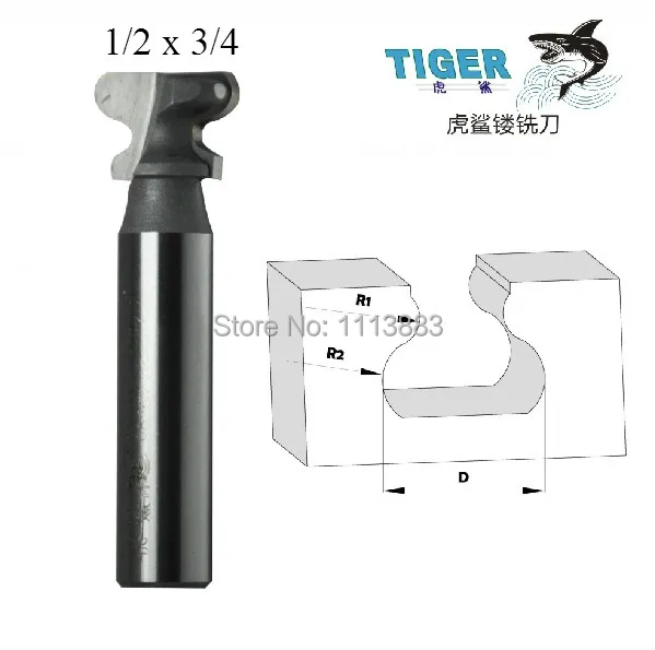 1/2 Shank, Double Finger Bit, Woodworking Router Bit Model 1503-A, Size 1/2" x 3/4"
1/2 Shank, Double Finger Bit, Woodworking Router Bit Model 1503-A, Size 1/2" x 3/4"