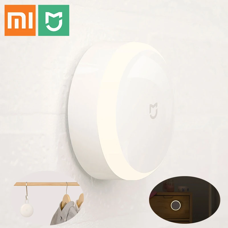 Xiaomi Mijia LED Senosr Light Infrared Remote Control body Motion sensor Night Light For xiaomi Mi home Night Lamp Smart Home
Xiaomi Mijia LED Senosr Light Infrared Remote Control body Motion sensor Night Light For xiaomi Mi home Night Lamp Smart Home
