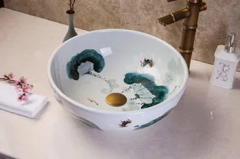 blue and white Jingdezhen factory directly art hand painted ceramic flower wash basin
blue and white Jingdezhen factory directly art hand painted ceramic flower wash basin