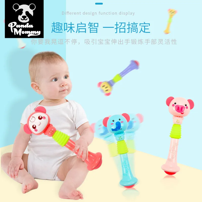 Baby Rattles toy Intelligence Grasping Plastic Hand Bell Rattle Funny Educational Mobiles Toys Birthday Gifts Bear Monkey
Baby Rattles toy Intelligence Grasping Plastic Hand Bell Rattle Funny Educational Mobiles Toys Birthday Gifts Bear Monkey