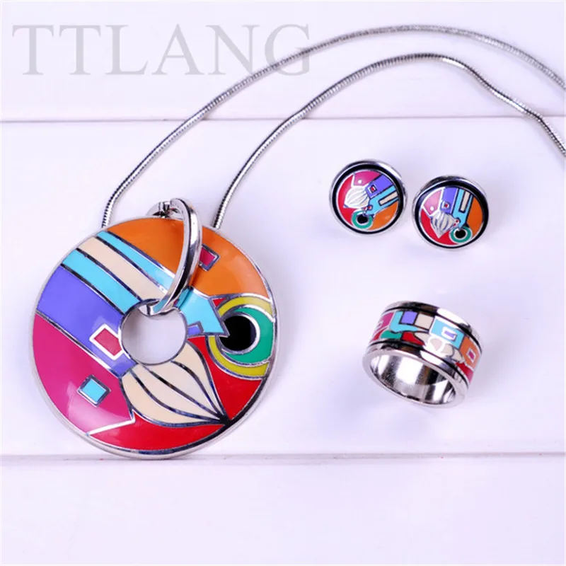 Free Shipping! Latest China National Culture Style Enamel Jewelry Set (Necklace, Ring, Earrings), 1 Set/pack
Free Shipping! Latest China National Culture Style Enamel Jewelry Set (Necklace, Ring, Earrings), 1 Set/pack