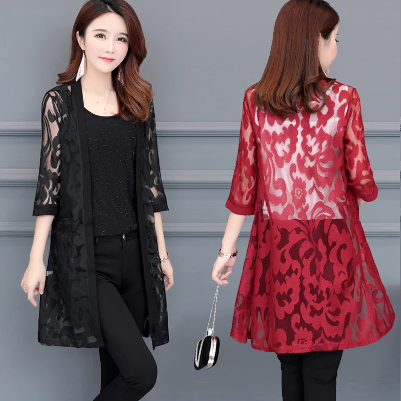 MLXSLKY Summer thin coat female long sun protection cardigan large size loose breathablemiddle-aged shawl womens thin cardigan
MLXSLKY Summer thin coat female long sun protection cardigan large size loose breathablemiddle-aged shawl womens thin cardigan