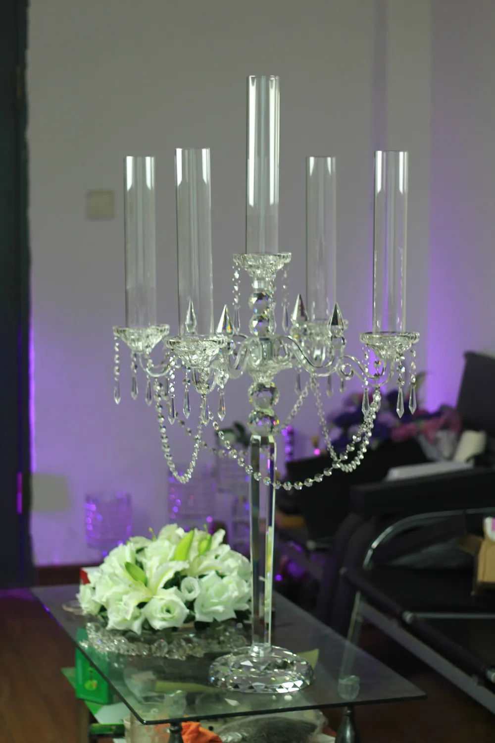 High grade K9 crystal,Crystal Material and Candelabra Type white candelabra with crystals
High grade K9 crystal,Crystal Material and Candelabra Type white candelabra with crystals