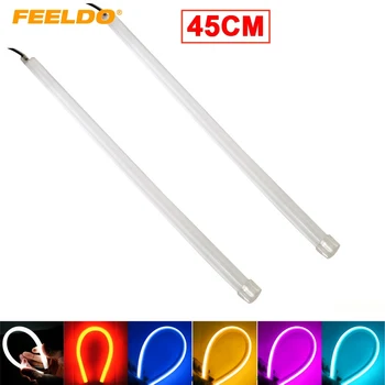 10Pcs 45cm DRL Flexible LED Tube Strip Daytime Running Lights Turn Signal Angel Eyes Car Styling 6 Color #FD-4319
10Pcs 45cm DRL Flexible LED Tube Strip Daytime Running Lights Turn Signal Angel Eyes Car Styling 6 Color #FD-4319