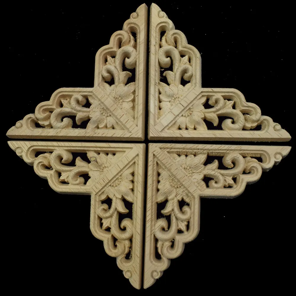 Wood Onlay Applique Wooden Oak Woodcarving Decal 6/8/10/15/20CM Flower Wood Carved Corner Frame Furniture Decorative Sculptures
Wood Onlay Applique Wooden Oak Woodcarving Decal 6/8/10/15/20CM Flower Wood Carved Corner Frame Furniture Decorative Sculptures