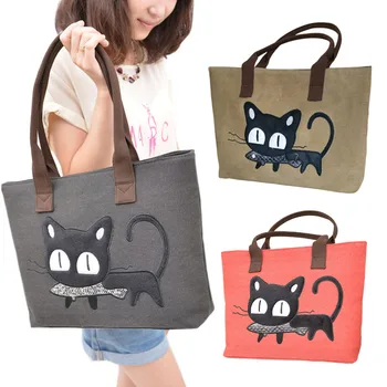 2020 Canvas Shoulder Crossbody Shopping Bag Casual Cartoon Cat Women Handbag Women Messenger Bag Tote Bolsas Feminina Sac A Main
2020 Canvas Shoulder Crossbody Shopping Bag Casual Cartoon Cat Women Handbag Women Messenger Bag Tote Bolsas Feminina Sac A Main