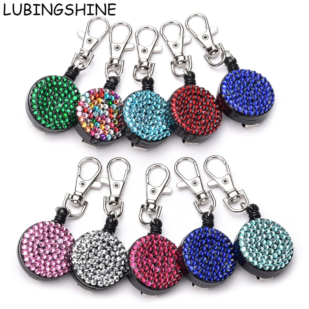 New Retractable Pull Gift for Women and Men Key Chain Rhinestone Badge Reel ID Tag Card Badge Holder Clip 12 colors JJAL O139
New Retractable Pull Gift for Women and Men Key Chain Rhinestone Badge Reel ID Tag Card Badge Holder Clip 12 colors JJAL O139