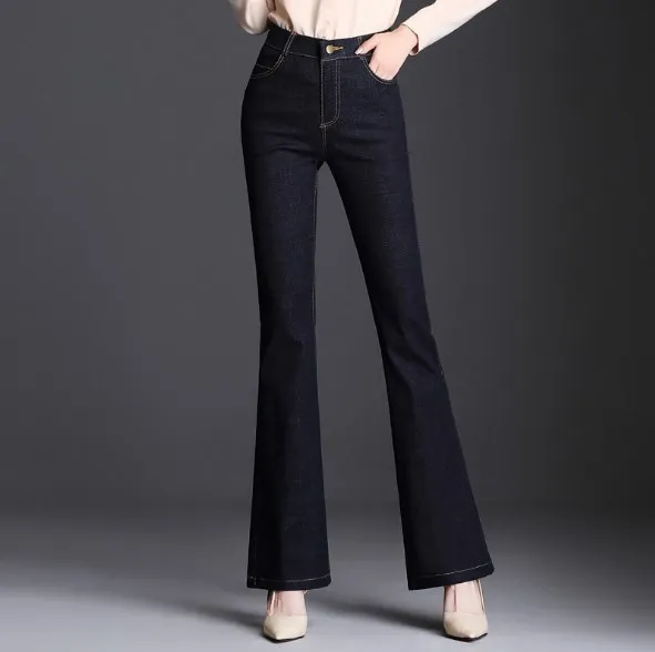 Office Ladies Plus Size Slim Flared Jeans for Women Stretch Skinny Flare Denim Pants Full Length Female Push Up Trouser 7XL 9XL
Office Ladies Plus Size Slim Flared Jeans for Women Stretch Skinny Flare Denim Pants Full Length Female Push Up Trouser 7XL 9XL