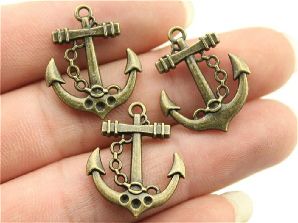 WYSIWYG 8pcs/lot Jewelry Making DIY Handmade Craft Charms Antique Bronze Color 25x20mm Anchor Pendant
WYSIWYG 8pcs/lot Jewelry Making DIY Handmade Craft Charms Antique Bronze Color 25x20mm Anchor Pendant