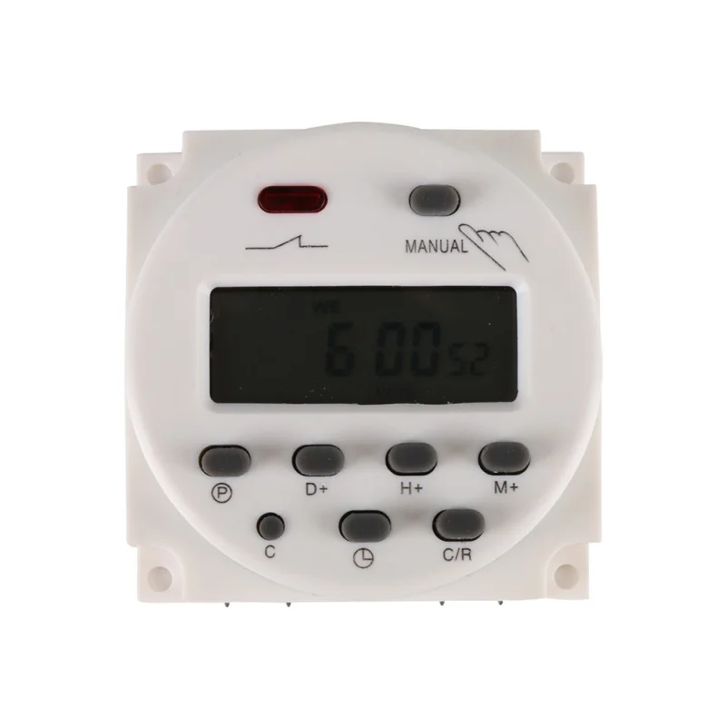 2018 New Home Tool Tool DC 12V/220V Digital LCD Power Timer Weekly 7days Programmable Time Switch Relay 8A TO 16A TIMER 10A Mini 
2018 New Home Tool Tool DC 12V/220V Digital LCD Power Timer Weekly 7days Programmable Time Switch Relay 8A TO 16A TIMER 10A Mini