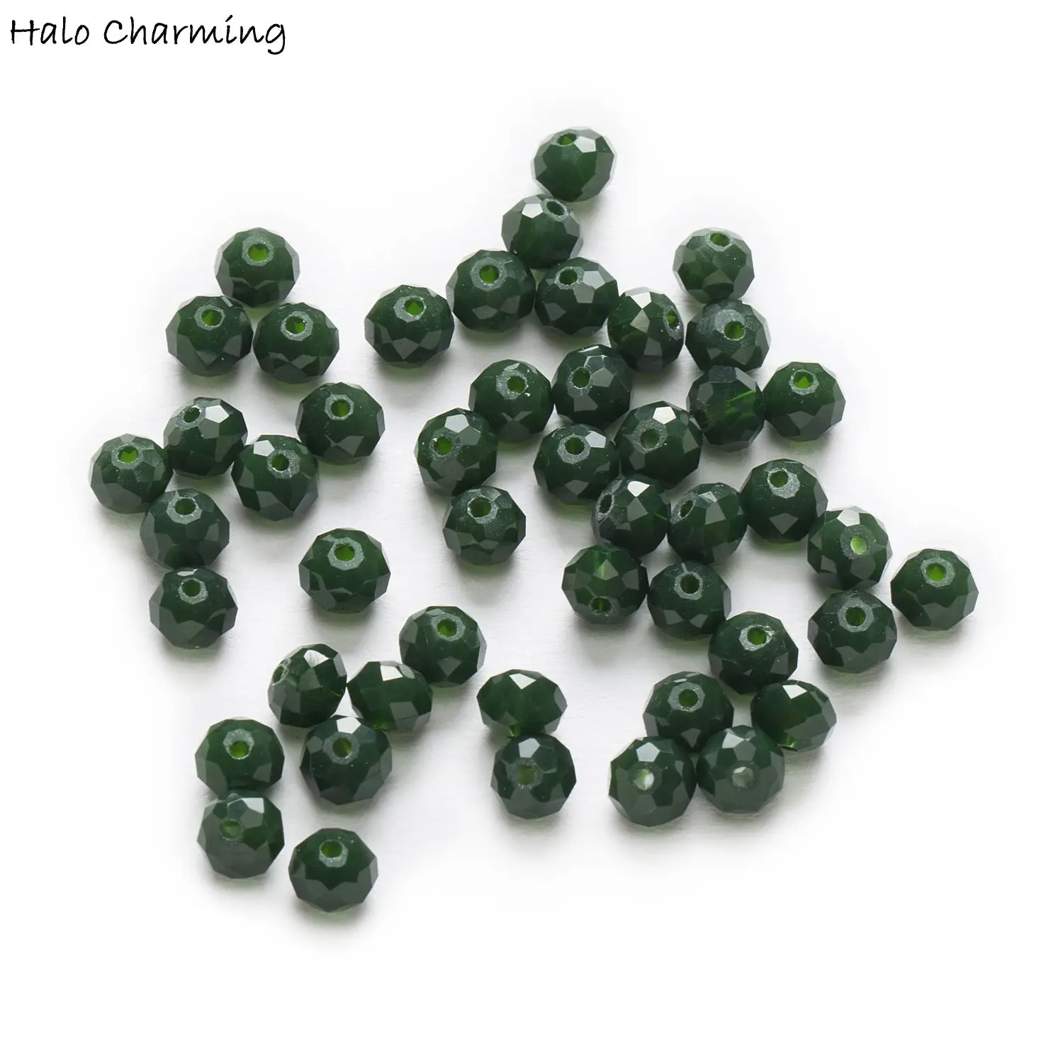 50 Piece Dark Green Crystal Glass Rondelle Quartz Faceted Beads Fit Necklace Bracelet Making For Women 4-8mm
50 Piece Dark Green Crystal Glass Rondelle Quartz Faceted Beads Fit Necklace Bracelet Making For Women 4-8mm
