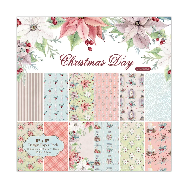 KLJUYP 12 Sheets Christmas Day Scrapbooking Pads Paper Origami Art Background Paper Card Making DIY Scrapbook Paper Craft
KLJUYP 12 Sheets Christmas Day Scrapbooking Pads Paper Origami Art Background Paper Card Making DIY Scrapbook Paper Craft