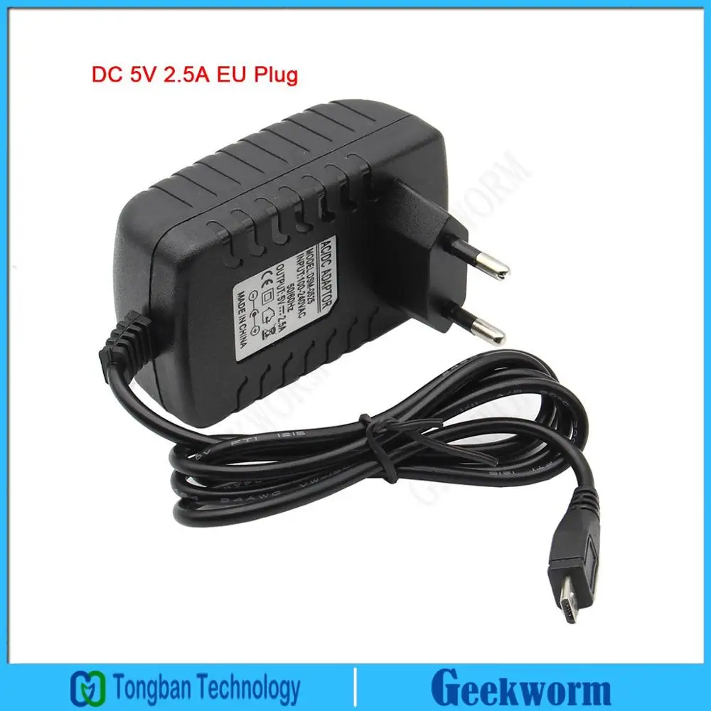 Raspberry Pi EU Power Adapter DC 5V 2.5A EU Plug Mini Power Supply for Raspberry Pi 3
Raspberry Pi EU Power Adapter DC 5V 2.5A EU Plug Mini Power Supply for Raspberry Pi 3