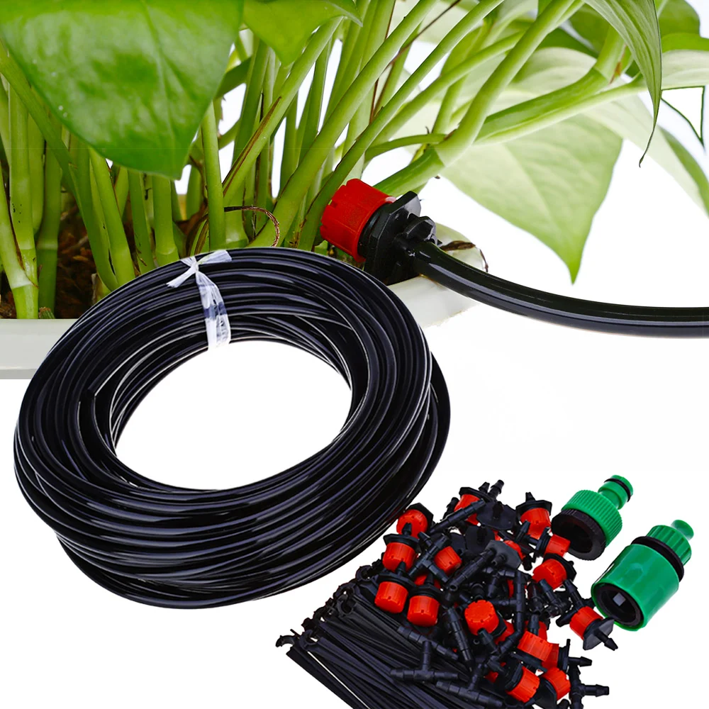 DIY 25M Automatic Drip Watering Irrigation Suit Plant Watering Garden Hose Kits Irrigation System With 30pcs Adjustable Dirpper
DIY 25M Automatic Drip Watering Irrigation Suit Plant Watering Garden Hose Kits Irrigation System With 30pcs Adjustable Dirpper