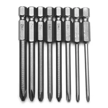Drillpro 8pcs 75mm Magnetic Long Hex For Cross Head Screwdriver Bits Set Electric Screwdriver 20cm x 10cm x 10cm Hand Tools Set
Drillpro 8pcs 75mm Magnetic Long Hex For Cross Head Screwdriver Bits Set Electric Screwdriver 20cm x 10cm x 10cm Hand Tools Set