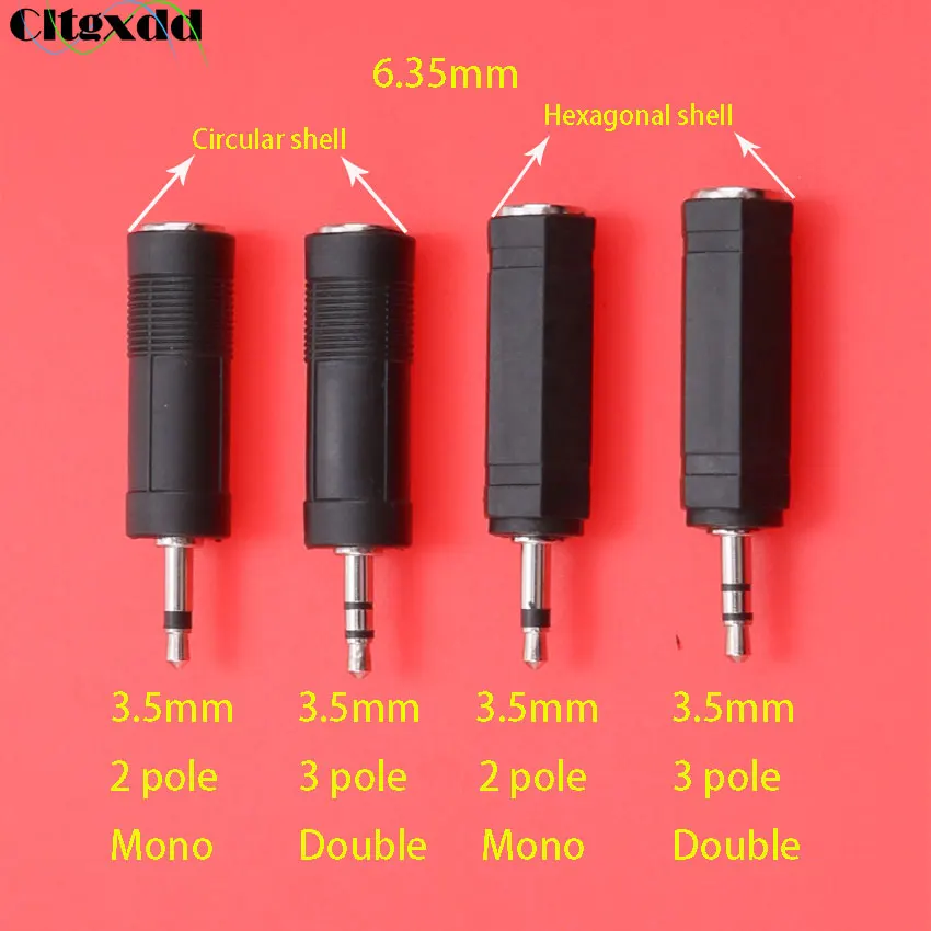 cltgxdd Male plug to female jack ( 3.5mm to 6.35mm ) audio Conversion plug headphone Mic line audio adapter cable connector
cltgxdd Male plug to female jack ( 3.5mm to 6.35mm ) audio Conversion plug headphone Mic line audio adapter cable connector