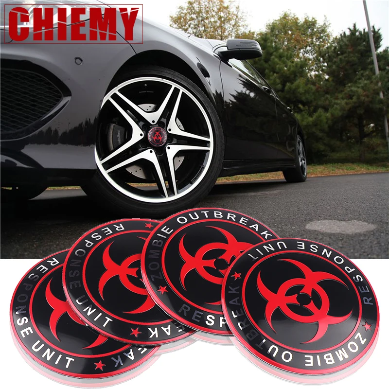 4pcs 56mm 3D Metal Zombie Outbreak Responsee Team emblem Auto Wheel Center Hub Cap badge decoration sticker Car accessories
4pcs 56mm 3D Metal Zombie Outbreak Responsee Team emblem Auto Wheel Center Hub Cap badge decoration sticker Car accessories