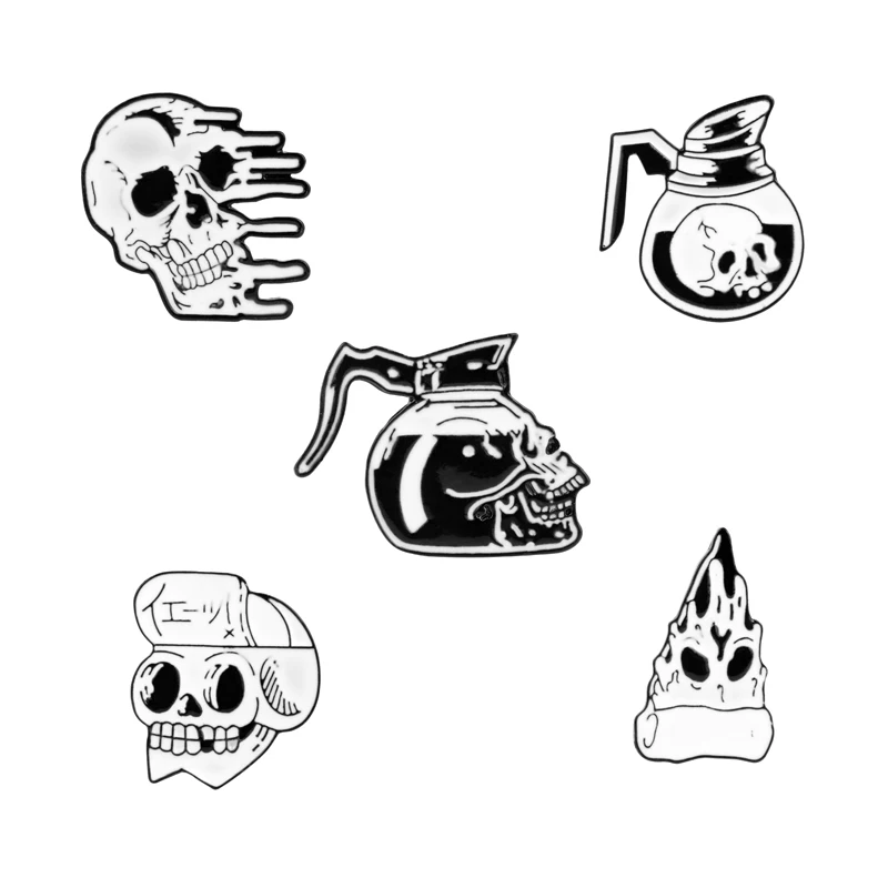 Skull Pin Vampire Brooches Badges Skeleton Pins Halloween Jewelry Goth Dark Black Punk Accessories Collection For Friend Gift
Skull Pin Vampire Brooches Badges Skeleton Pins Halloween Jewelry Goth Dark Black Punk Accessories Collection For Friend Gift