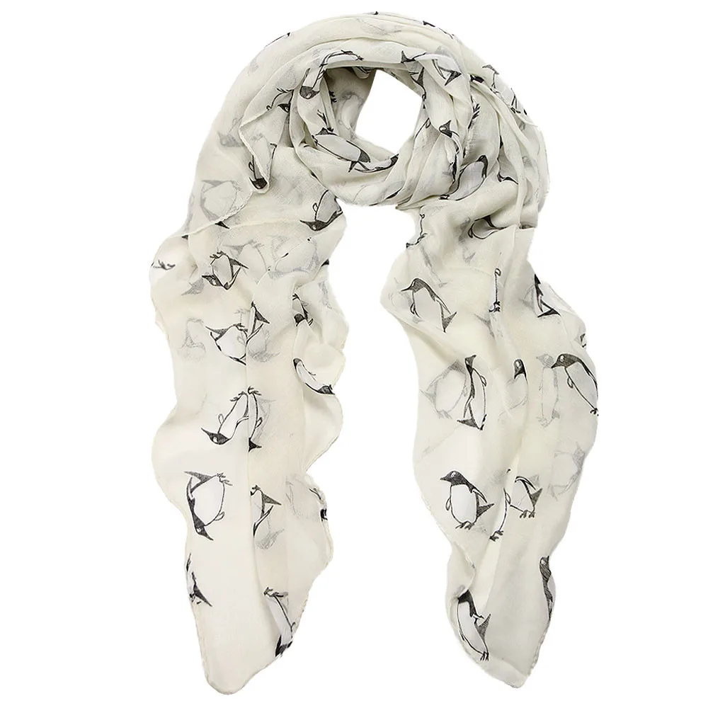 Winter Women Scarf Women Lady Penguin Print Shawl Voile Rectangle Scarf Scarves Girls Elegant Ladies Casual Long Soft Wrap Scarf
Winter Women Scarf Women Lady Penguin Print Shawl Voile Rectangle Scarf Scarves Girls Elegant Ladies Casual Long Soft Wrap Scarf