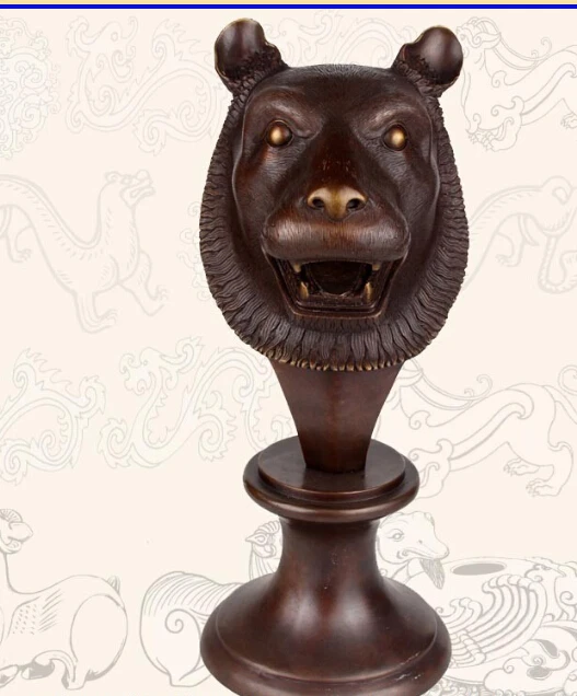 China Folk Bronze Home Decoration Sculpture Auspicious Zodiac Tiger Head Statue
China Folk Bronze Home Decoration Sculpture Auspicious Zodiac Tiger Head Statue