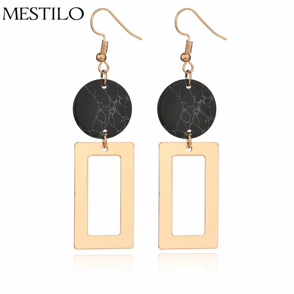 MESTILO Newest Jewelry Geometric Dangle Earring With Faux Stone Circle Charms Earring For Women Simple Special Gift Accessories
MESTILO Newest Jewelry Geometric Dangle Earring With Faux Stone Circle Charms Earring For Women Simple Special Gift Accessories