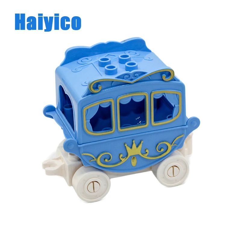 Car trailer Building Blocks Big Bricks Set castle Princess Carriage Compatible Duplo DIY Accessory Figure Assemble Kid Gift Toys
Car trailer Building Blocks Big Bricks Set castle Princess Carriage Compatible Duplo DIY Accessory Figure Assemble Kid Gift Toys