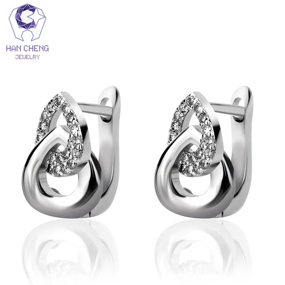 HanCheng New Fashion Luxury Water Drop Copper Zircon CZ Gem Stone Plated Silver Stud Earrings For Women Jewelry brincos bijoux
HanCheng New Fashion Luxury Water Drop Copper Zircon CZ Gem Stone Plated Silver Stud Earrings For Women Jewelry brincos bijoux