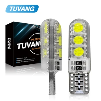 5Pcs/Lot New Super Bright W5W 194 168 Silicone Double Sides Lighting T10 6Smd 5050 Led Bulb 5W 12V Clearance Lights Led Lamps
5Pcs/Lot New Super Bright W5W 194 168 Silicone Double Sides Lighting T10 6Smd 5050 Led Bulb 5W 12V Clearance Lights Led Lamps