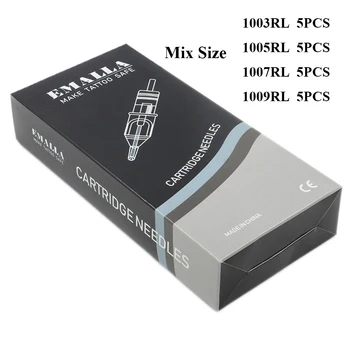 20PCS Mix 1003RL 1005RL 1007RL 1009RL Size Tattoo Cartridge Needles Round Liner #10 Permanent Makeup Tattoo Needles
20PCS Mix 1003RL 1005RL 1007RL 1009RL Size Tattoo Cartridge Needles Round Liner #10 Permanent Makeup Tattoo Needles