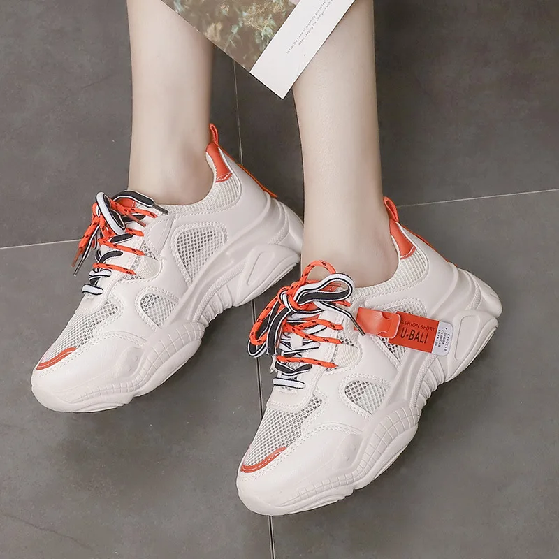 QWEDF Women's Chunky Sneakers 2019 Fashion Women Platform Shoes Lace Up Vulcanize Shoes Womens Female Trainers Net surface S1-77
QWEDF Women's Chunky Sneakers 2019 Fashion Women Platform Shoes Lace Up Vulcanize Shoes Womens Female Trainers Net surface S1-77