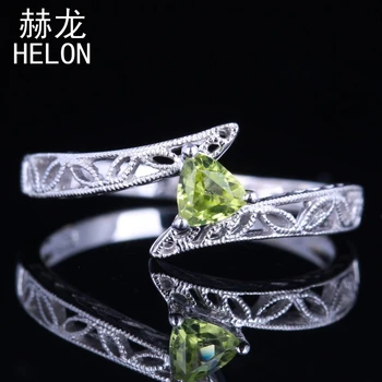 Vintage Art Deco Fine Jewelry Solid 10K White Gold Generous1ct Trillion Genuine Peridot 4.5mm Engagement Wedding New Ring
Vintage Art Deco Fine Jewelry Solid 10K White Gold Generous1ct Trillion Genuine Peridot 4.5mm Engagement Wedding New Ring