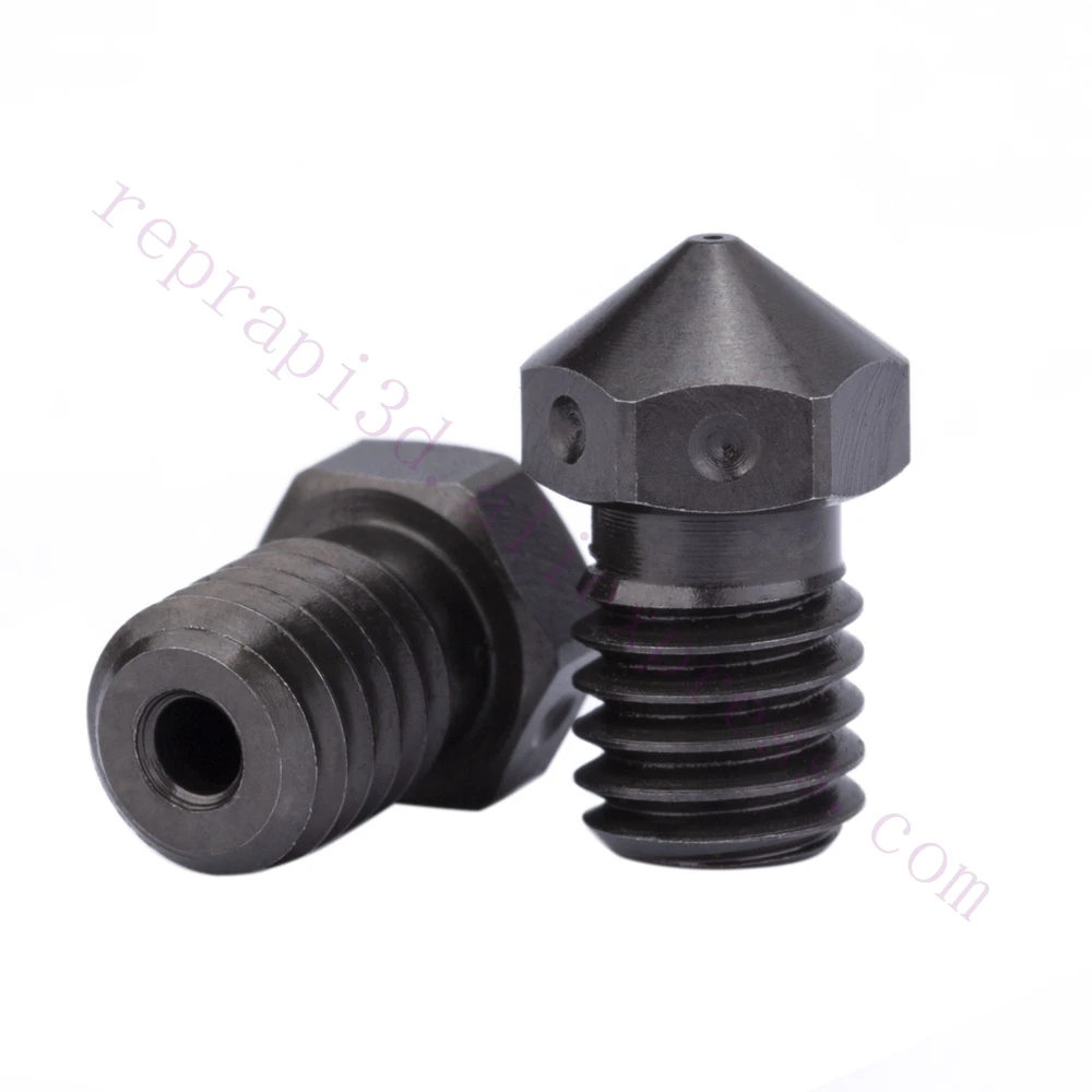 Top Quality Hardened Steel V5 V6 Nozzle For 1.75mm Hotend / Ultimaker 2+ Extended 3D printer Olsson Block PEEK PEI | Компьютеры и офис