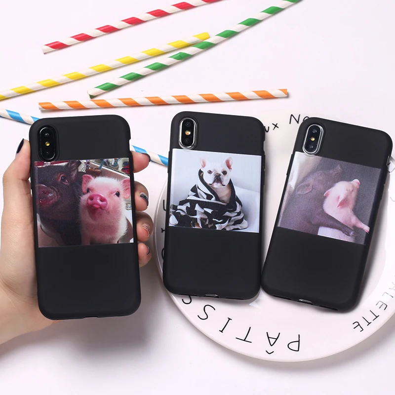 Cute Piggy Pig Dog Puppy Cartoon Funny Lover Relax Soft Silicone Candy Case Coque For iPhone 11 Pro 6S 8 8Plus X 7 7Plus XS Max
Cute Piggy Pig Dog Puppy Cartoon Funny Lover Relax Soft Silicone Candy Case Coque For iPhone 11 Pro 6S 8 8Plus X 7 7Plus XS Max