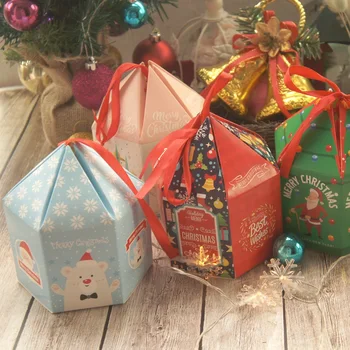 New 10pcs Christmas Santa Claus bear bell Design Paper Box For Cookie Candy Sweet Party Gift Packaging
New 10pcs Christmas Santa Claus bear bell Design Paper Box For Cookie Candy Sweet Party Gift Packaging