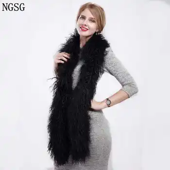 200cm Luxury Black Real Fur Scarf Woman Long Red Genuine Cashmere Wool Mongolian Sheepskin Scarf Winter Fashion Plush Fur Shawl
200cm Luxury Black Real Fur Scarf Woman Long Red Genuine Cashmere Wool Mongolian Sheepskin Scarf Winter Fashion Plush Fur Shawl