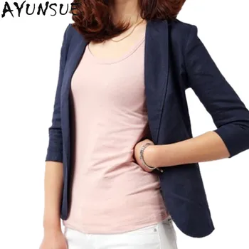 Women Fashion Single Button Blazer Short Design 3/4 Sleeve 2020 Summer Autumn Casual Slim Suit Jackets Women Blazers Thin WLF044
Women Fashion Single Button Blazer Short Design 3/4 Sleeve 2020 Summer Autumn Casual Slim Suit Jackets Women Blazers Thin WLF044