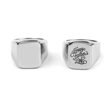 Customized Stainless Steel Ring New Fine Jewelry High Polished Signet Solid Engraved the Photo and Name Valentine's Day Present
Customized Stainless Steel Ring New Fine Jewelry High Polished Signet Solid Engraved the Photo and Name Valentine's Day Present