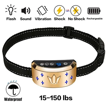 Rechargeable Bark Collar SMART Detection Dual Anti-Barking Modes for Medium Large Dogs 100% Waterproof No-Bark Training Collar
Rechargeable Bark Collar SMART Detection Dual Anti-Barking Modes for Medium Large Dogs 100% Waterproof No-Bark Training Collar
