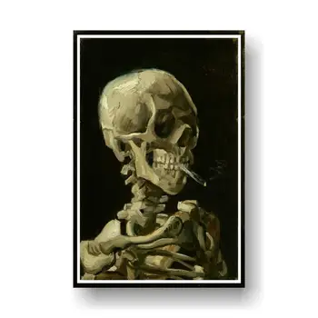 Vincent Van Gogh Skeleton Skull With Burning Cigarette Art Print Poster 24x36 inch
Vincent Van Gogh Skeleton Skull With Burning Cigarette Art Print Poster 24x36 inch