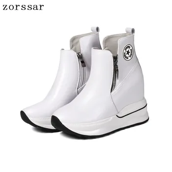 {Zorssar} High Quality Cow Suede Leather Female Booties Women Ankle Boots High heels Platform Womens Shoes Winter Fur Snow Boots
{Zorssar} High Quality Cow Suede Leather Female Booties Women Ankle Boots High heels Platform Womens Shoes Winter Fur Snow Boots