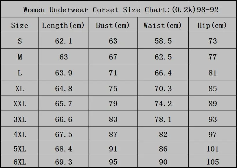 Tummy Control Underbust Bodysuit Shapewear Hot Sexy Butt Lift Shaper Women Corset Slimmer Waist Trainer Firm Plus Size S-6XL (2)