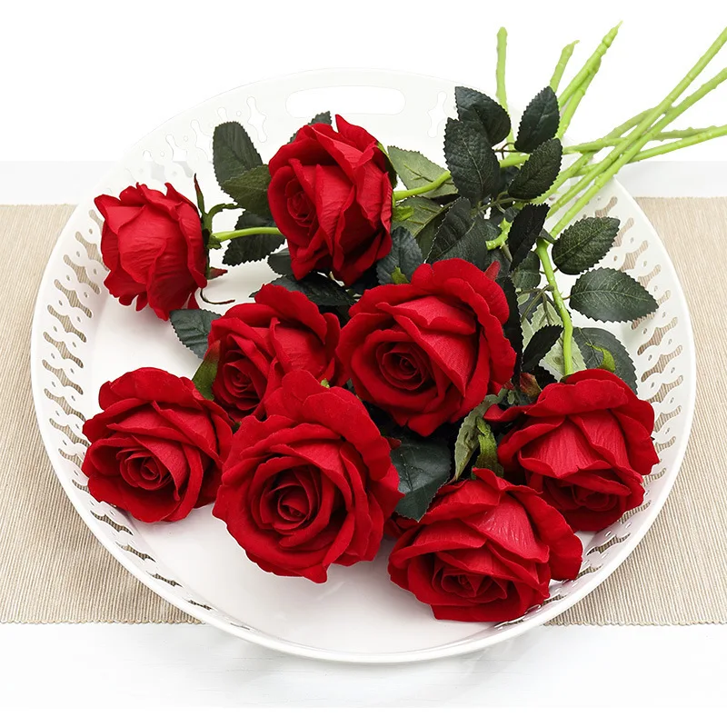 European Rose Artificial Flower French Silk Flower Rose Bouquet for Wedding Home Party Decoration Fake Flower Fall Decoration
European Rose Artificial Flower French Silk Flower Rose Bouquet for Wedding Home Party Decoration Fake Flower Fall Decoration