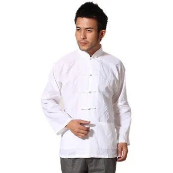 Hot Sale White Chinese Traditional Men's Mandarin Collar Solid Linen Long Sleeve Kung-Fu Jacket Coat M L XL XXL XXXL
Hot Sale White Chinese Traditional Men's Mandarin Collar Solid Linen Long Sleeve Kung-Fu Jacket Coat M L XL XXL XXXL