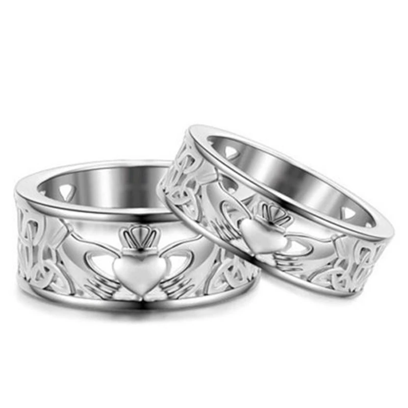 Irish Claddagh Care Heart Forever Wedding Bridal Ring Size6-10 Stainless Steel Party Anniversary Birthday Gifts
Irish Claddagh Care Heart Forever Wedding Bridal Ring Size6-10 Stainless Steel Party Anniversary Birthday Gifts