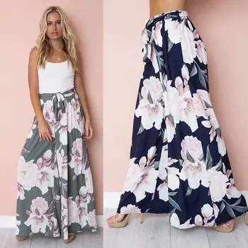 Women Ladies High Waist Bandage Long Pant Trousers Floral Wide Leg Long Loose Long Pants Women Clothing
Women Ladies High Waist Bandage Long Pant Trousers Floral Wide Leg Long Loose Long Pants Women Clothing