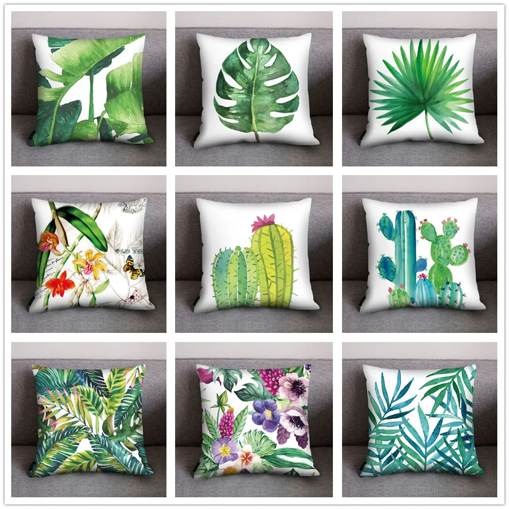 Tropical Plant Decorative Print Cactus Monstera pillow Cover Polyester Throw for Pillow Home Decorative Pillowcase K5
Tropical Plant Decorative Print Cactus Monstera pillow Cover Polyester Throw for Pillow Home Decorative Pillowcase K5