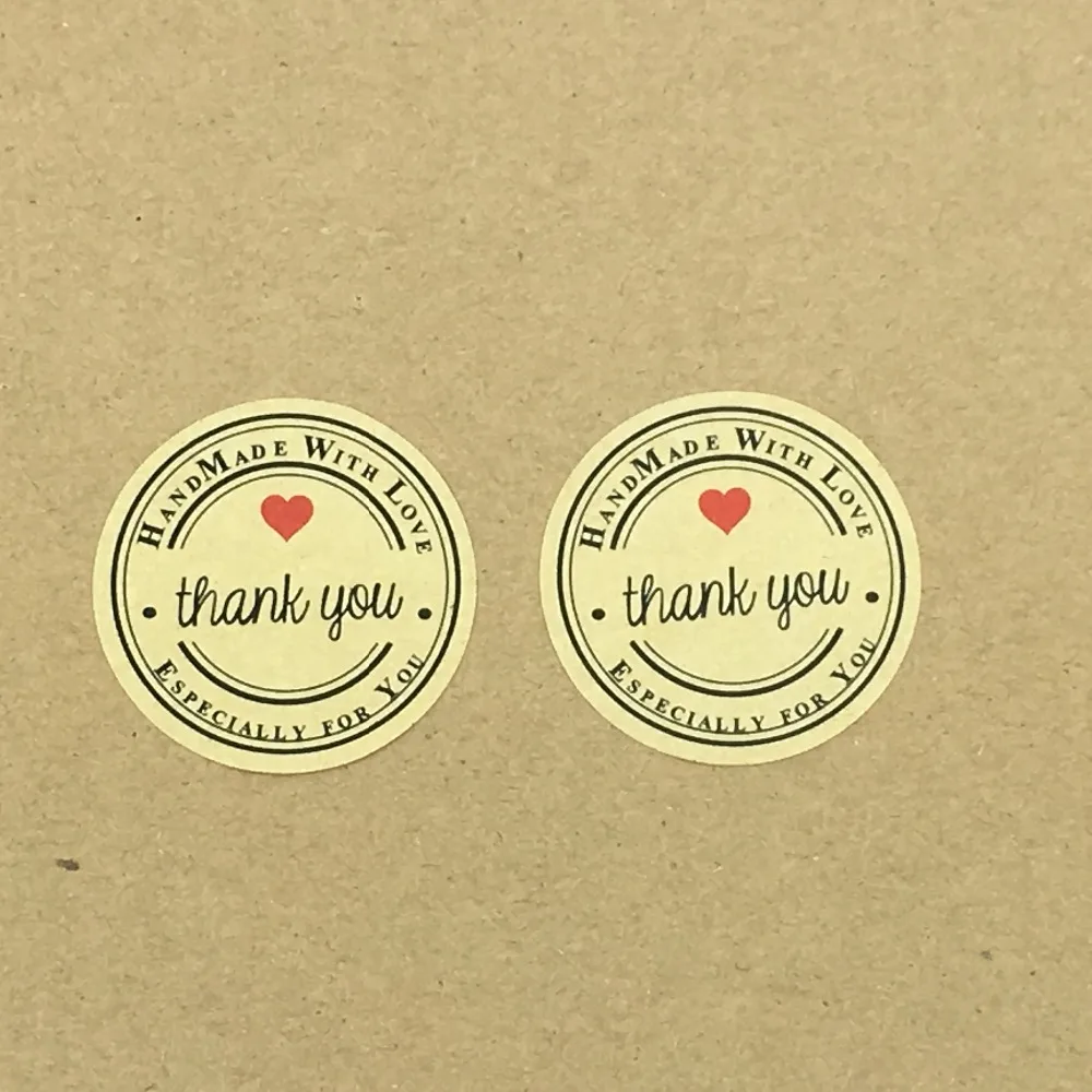 200pcs Thank You love self-adhesive stickers kraft label sticker Diameter 3.5CM For DIY Hand Made Gift /Cake /Candy paper tags
200pcs Thank You love self-adhesive stickers kraft label sticker Diameter 3.5CM For DIY Hand Made Gift /Cake /Candy paper tags